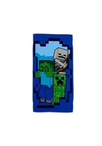 COFI - Minecraft Baumwolle Strandtuch Frottee Badetuch mit Premium Druck - Mehrfarbig 70x140 cm