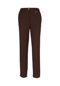 GOLDNER - Bequeme Hose LOUISA COMFORT+ mit Bügelfalte - beige