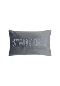 pad® Dekokissen - LETTERS - STADTK.BLUE-GREY