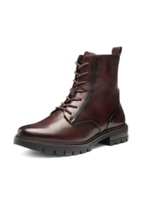 ara® - Schnürstiefeletten Cambridge, Blockabsatz, für Damen - AMARONE