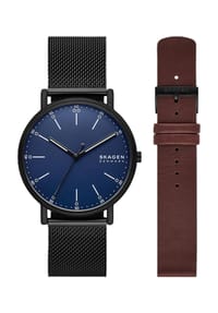 SKAGEN SIGNATUR - Herren Armbanduhr "SKW6933SET" - SCHWARZ