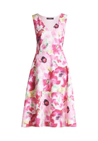 Vera Mont - Sommerkleid, knielang, für Damen - 1845 CREAM/ROSÉ