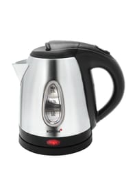 COFI - KORONA Wasserkocher 1 Liter mit 2000 Watt und 360° Basisstation - Silber 25,0 × 22,0 × 14,5 cm