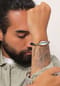 KUZZOÍ Armband Herren Lava Tigerauge Kauri Muschel 925 Silber Bild 4