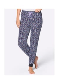Witt - Schlafanzug-Hose - ecru-himmelblau-bedruckt