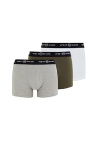 WestmarkLondon - Retro Short / Pant 3er Pack Oscar - Black / Ecru / Gray