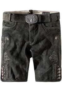 STOCKERPOINT - Trachtenlederhose Ronny - granit gespeckt