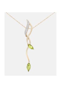 Diamant L'eternel - Kette mit Anhänger, mit Diamant, 375 Gelbgold - gold