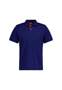 GANT - Herren Poloshirt - REGULAR CONTRAST PIQUE RUGGER, Knopfleiste, Cotton Stretch - Anthrazit