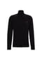 HUGO Herren Strickpullover mit Stehkragen und Zipper - San Quintus, Baumwolle Bild 1