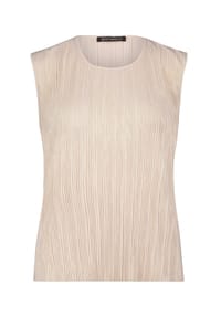 BETTY BARCLAY - Casual-Shirt mit Glanzeffekt - Grau Beige