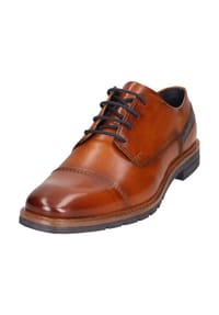 bugatti - Nappaleder Businessschuhe - Cognac