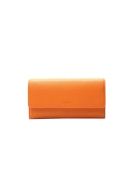 Esquire PERU - Langbörse, Leder, RFID-Schutz, für Damen - ORANGE