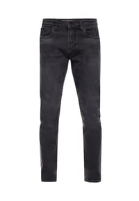 RUSTY NEAL® - Jeanshose MELVIN im Slim Fit-Schnitt - Anthrazit Used