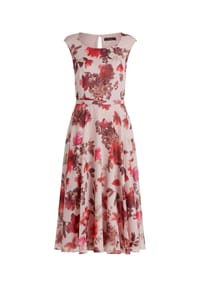 Vera Mont - Cocktailkleid, Knopfverschluss, für Damen - 1841 CREAM/RED