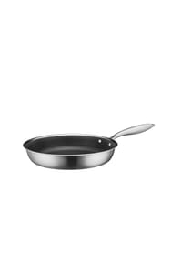 MÄSER Bratpfanne 24 cm, Edelstahl Hestia Keramik - Hestia Keramik - Silber / Schwarz