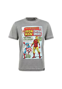 RE:COVERED - T-Shirt Marvel Tales Of Suspense Light Grey im zeitlosen Design - Light Grey