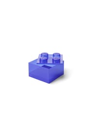 LEGO® - LEGO Aufbewahrungsbox Storage Brick 4 Top Lid Glitter Violet, Kunststoff, 25 x 25 cm - 