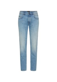 camel active - fleXXXactive® Denim 5-Pkt Regular Fit Hose - Bleichblau
