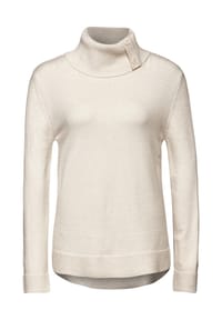 Street One - Pullover - cream white melange