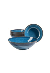 MÄSER Salatschüssel-Set, Keramik OSSIA - Ossia - blau