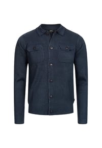 JEFF - Strickjacke Bradshaw - Charcoal Mix