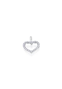 ONE ELEMENT - 0,15 ct Diamant Brillant Anhänger aus 585 Weißgold - silber