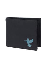 oxmox® New Cryptan - New Cryptan Geldbörse RFID Schutz 12 cm - schwarz-circle bloom cyan