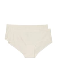Marc O'Polo - Second Skin Hipster, knitterfrei, 2er Pack, für Damen - Q152 WHITE COTTON