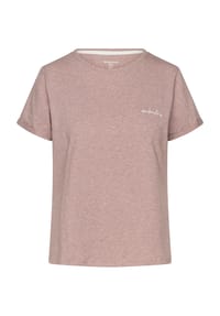 MANGUUN - Schlafshirt, Kurzarm, für Damen - TAUPE MELANGE