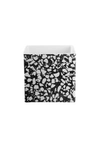 ASA - Quadro Terrazzo Übertopf - Schwarz