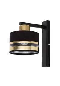 Licht-Erlebnisse - Wandleuchte, Modern, für das Wohnzimmer - Schwarz, Gold