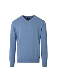 CASAMODA - Strickpullover, V-Ausschnitt, Rippbündchen, für Herren - 496 ORANGE