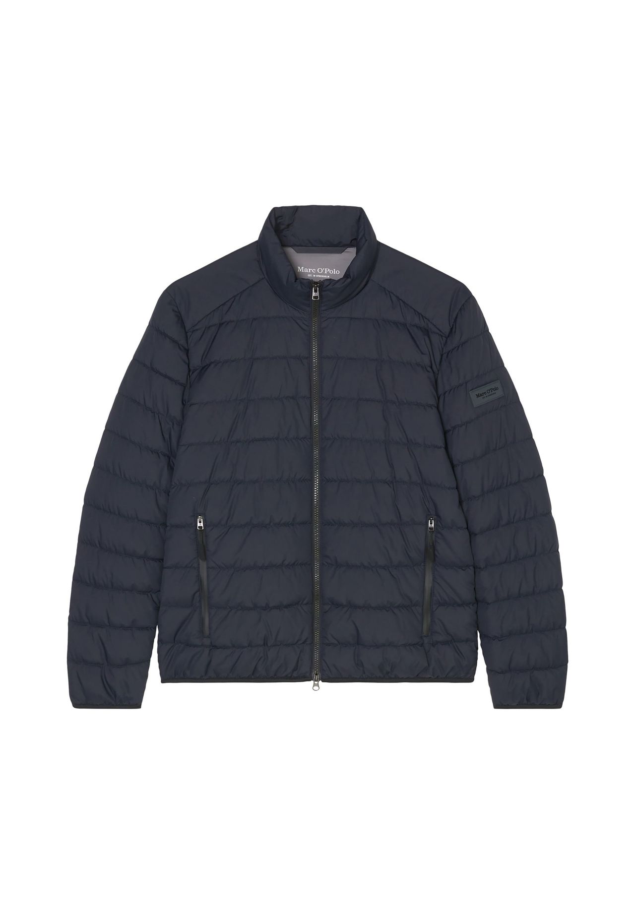 Marc O'polo Herren Steppjacke - Woven Outdoor Jackets Stehkragen Zipper Uni Blau M - Bild 14