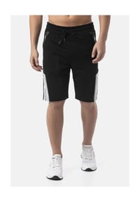 CIPO & BAXX® - Short CK299 aus hochwertigem Materialmix - BLACK