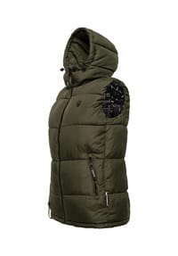 MARIKOO® - Steppweste Eisflöckchen - Anthracite