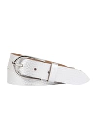 Vanzetti - Gürtel, Leder, Metallic-Effekt, für Damen - 0150 SILBE