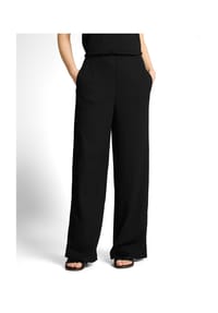 DENIM TOM TAILOR - Stoffhose, Gummibund, für Damen - 14482 DEEP BLACK