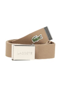 LACOSTE - Textil Gürtel 40 WOVEN STRAP IN KIT - Braun
