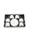 mulex® Mulex 12 Tlg. Set Mokkatassen mit Untertassen aus Porzellan Bild 3