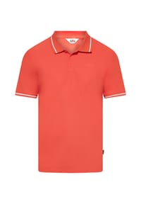 GLOBETROTTER - Poloshirt Outdoor, Knopfleiste, für Herren - FIESTA 17-1564TCX