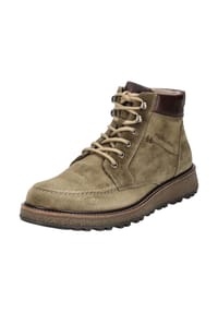 PIUS GABOR - Veloursleder Stiefelette - Grün/Braun