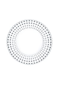 Nachtmann - Bossa Nova Speiseteller, 2er Set, Kristallglas, Ø 27 cm - Transparent