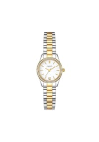 GLANZSTÜCKE MÜNCHEN - Damen Quarzuhr bicolor Edelstahl bicolor - silber/gelbgold
