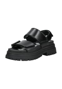 Buffalo - Lederimitat Sandalen - Schwarz