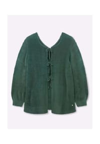 sheego - Strickjacke - moos