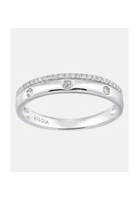 Diamant L'eternel - Eternity Ring, mit 0.15 ct Diamant, 375 Weißgold - white gold