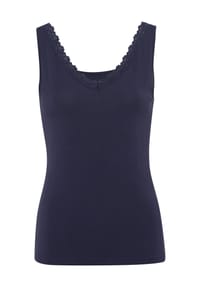 Nina von C. - Unterhemd, V-Ausschnitt, Spitze, für Damen - 627 SAND