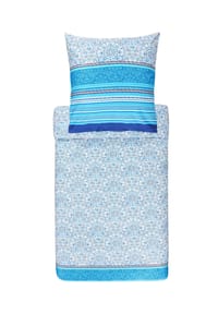 bassetti - Bettwäsche ARONA aus satinierter Baumwolle - BLAU