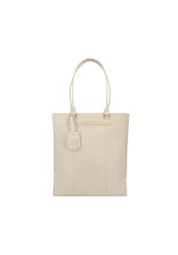 BURKELY Casual Cayla - Casual Cayla Schultertasche Leder 33 cm Laptopfach - oyster white
